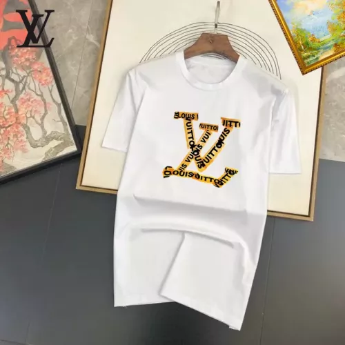 Louis Vuitton LV T-Shirts Short Sleeved For Unisex #1298136 $25.00 USD, Wholesale Replica Louis Vuitton LV T-Shirts