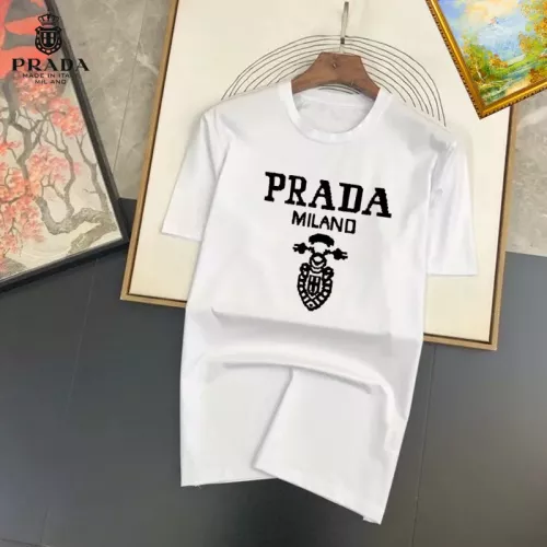 Prada T-Shirts Short Sleeved For Unisex #1298142 $25.00 USD, Wholesale Replica Prada T-Shirts