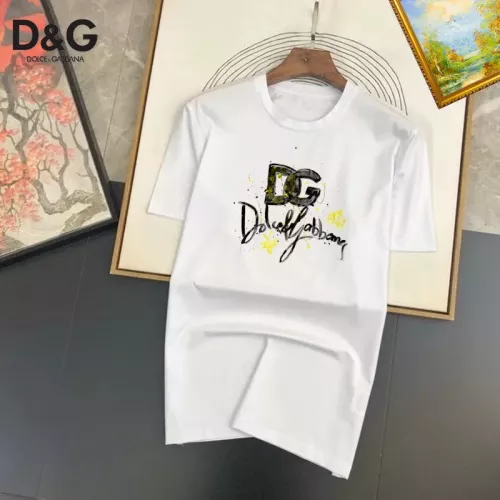 Dolce &amp; Gabbana D&amp;G T-Shirts Short Sleeved For Unisex #1298184 $25.00 USD, Wholesale Replica Dolce &amp; Gabbana D&amp;G T-Shirts