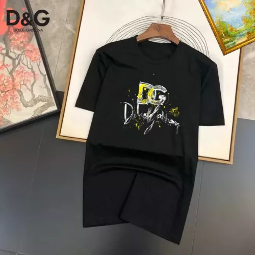 Dolce &amp; Gabbana D&amp;G T-Shirts Short Sleeved For Unisex #1298185 $25.00 USD, Wholesale Replica Dolce &amp; Gabbana D&amp;G T-Shirts