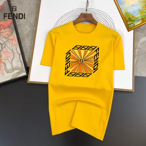 Fendi T-Shirts Short Sleeved For Unisex #1298195 $25.00 USD, Wholesale Replica Fendi T-Shirts