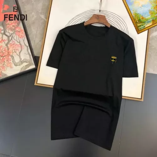 Fendi T-Shirts Short Sleeved For Unisex #1298251 $25.00 USD, Wholesale Replica Fendi T-Shirts