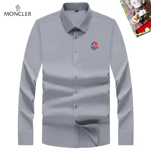 Moncler Shirts Long Sleeved For Men #1298289 $40.00 USD, Wholesale Replica Moncler Shirts