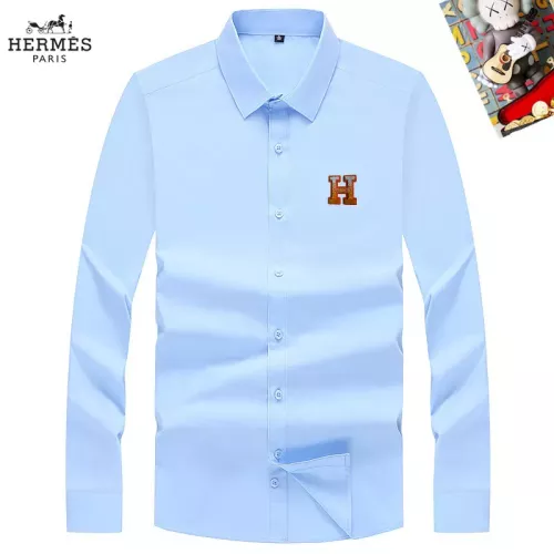 Hermes Shirts Long Sleeved For Men #1298299 $40.00 USD, Wholesale Replica Hermes Shirts