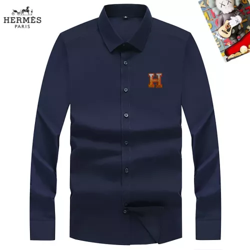 Hermes Shirts Long Sleeved For Men #1298302 $40.00 USD, Wholesale Replica Hermes Shirts