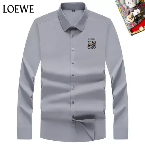 LOEWE Shirts Long Sleeved For Men #1298331 $40.00 USD, Wholesale Replica LOEWE Shirts