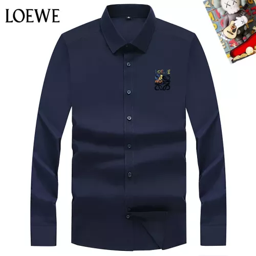 LOEWE Shirts Long Sleeved For Men #1298332 $40.00 USD, Wholesale Replica LOEWE Shirts