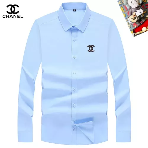 Chanel Shirts Long Sleeved For Men #1298336 $40.00 USD, Wholesale Replica Chanel Shirts