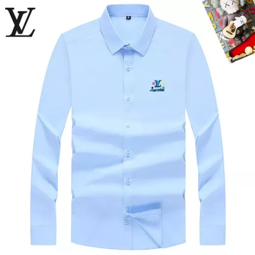 Louis Vuitton LV Shirts Long Sleeved For Men #1298348 $40.00 USD, Wholesale Replica Louis Vuitton LV Shirts