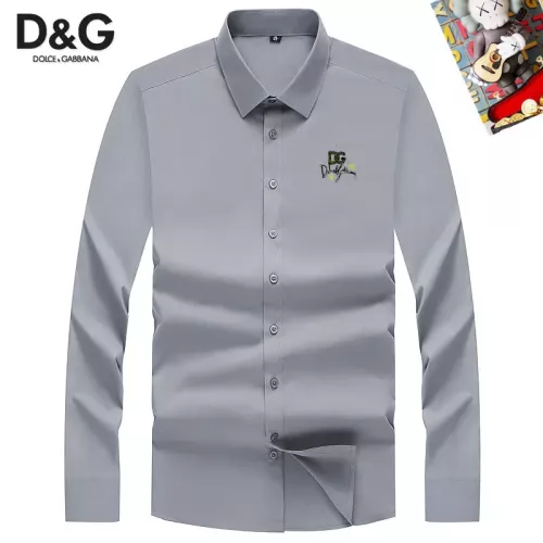 Dolce &amp; Gabbana D&amp;G Shirts Long Sleeved For Men #1298361 $40.00 USD, Wholesale Replica Dolce &amp; Gabbana D&amp;G Shirts