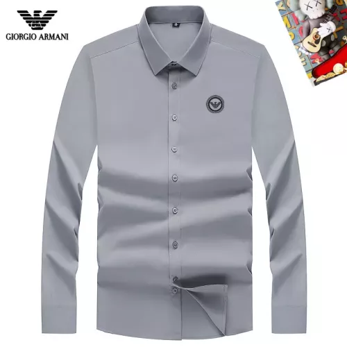 Armani Shirts Long Sleeved For Men #1298367 $40.00 USD, Wholesale Replica Armani Shirts