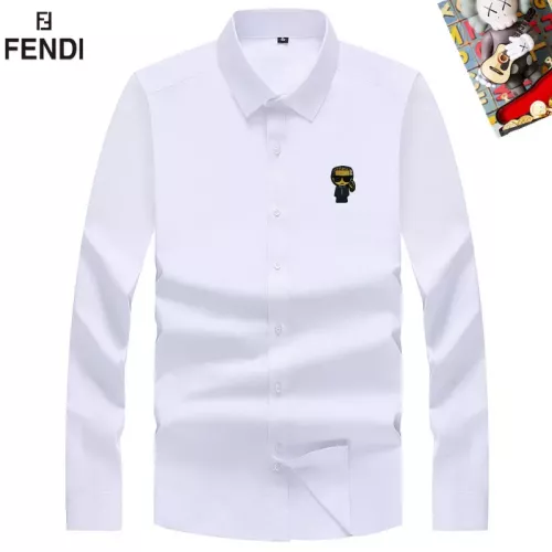 Fendi Shirts Long Sleeved For Men #1298370 $40.00 USD, Wholesale Replica Fendi Shirts