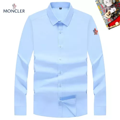 Moncler Shirts Long Sleeved For Men #1298384 $40.00 USD, Wholesale Replica Moncler Shirts