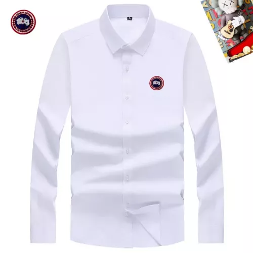 Canada Goose Shirts Long Sleeved For Men #1298388 $40.00 USD, Wholesale Replica Columbia Shirts