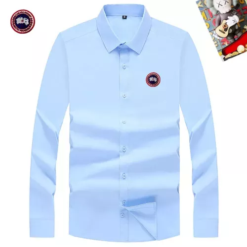 Canada Goose Shirts Long Sleeved For Men #1298389 $40.00 USD, Wholesale Replica Columbia Shirts