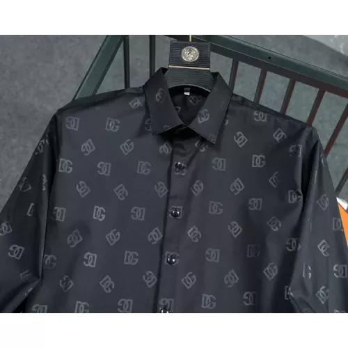 Replica Dolce & Gabbana D&G Shirts Long Sleeved For Men #1298425 $56.00 USD for Wholesale