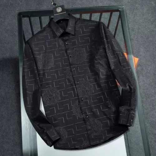 Versace Shirts Long Sleeved For Men #1298430 $56.00 USD, Wholesale Replica Versace Shirts