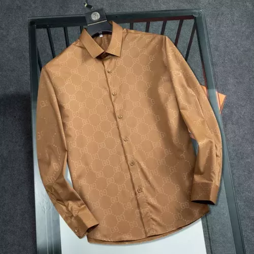 Gucci Shirts Long Sleeved For Men #1298433 $56.00 USD, Wholesale Replica Gucci Shirts