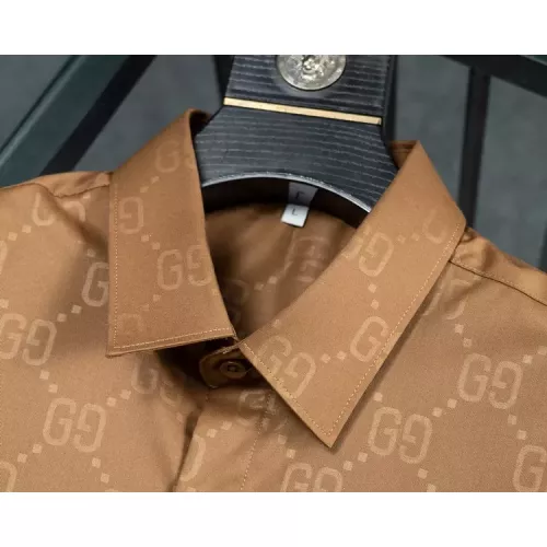 Replica Gucci Shirts Long Sleeved For Men #1298433 $56.00 USD for Wholesale