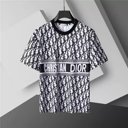 Replica Christian Dior Tracksuits Short Sleeved For Men #1298439 $48.00 USD for Wholesale