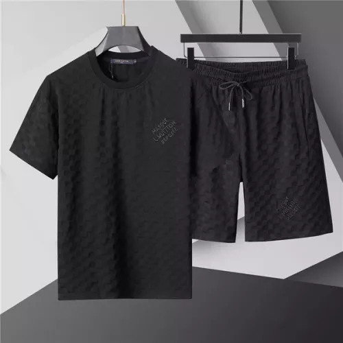 Louis Vuitton LV Tracksuits Short Sleeved For Men #1298457 $48.00 USD, Wholesale Replica Louis Vuitton LV Tracksuits