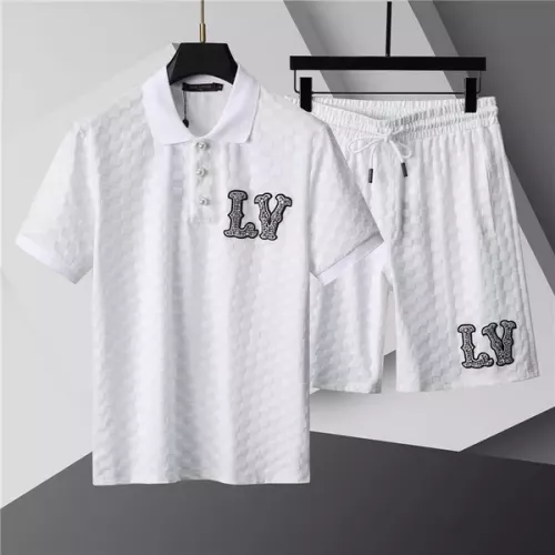 Louis Vuitton LV Tracksuits Short Sleeved For Men #1298468 $52.00 USD, Wholesale Replica Louis Vuitton LV Tracksuits