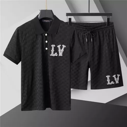 Louis Vuitton LV Tracksuits Short Sleeved For Men #1298469 $52.00 USD, Wholesale Replica Louis Vuitton LV Tracksuits