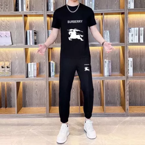 Burberry Tracksuits Short Sleeved For Men #1298471 $64.00 USD, Wholesale Replica Burberry Tracksuits