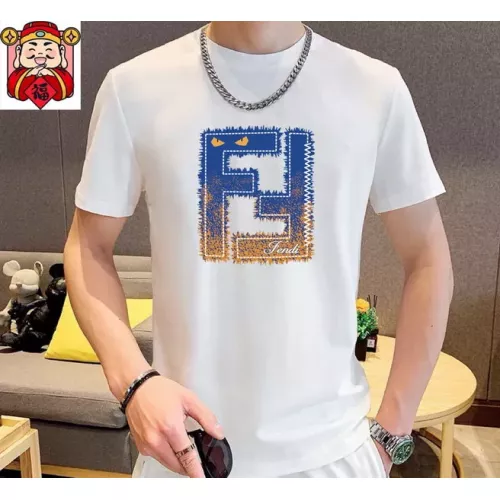 Replica Fendi Tracksuits Short Sleeved For Men #1298482 $64.00 USD for Wholesale