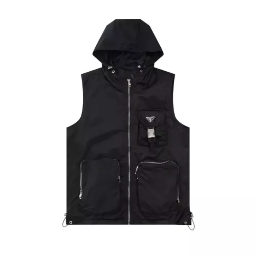 Prada Jackets Sleeveless For Men #1298545 $56.00 USD, Wholesale Replica Prada Jackets