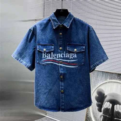 Replica Balenciaga Fashion Tracksuits Short Sleeved For Men #1298610 $72.00 USD for Wholesale