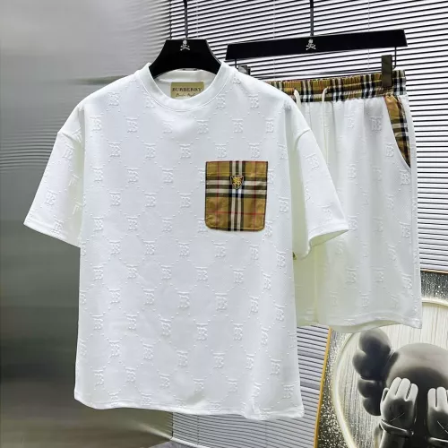 Burberry Tracksuits Short Sleeved For Men #1298611 $60.00 USD, Wholesale Replica Burberry Tracksuits