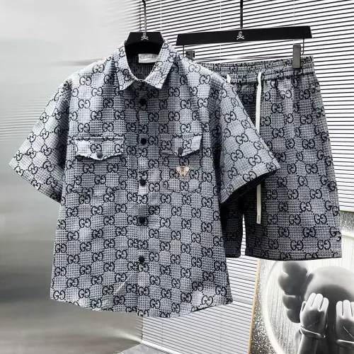 Gucci Tracksuits Short Sleeved For Men #1298615 $72.00 USD, Wholesale Replica Gucci Tracksuits