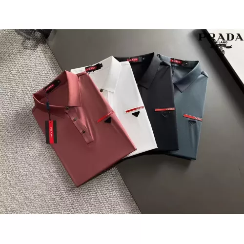 Replica Prada T-Shirts Short Sleeved For Men #1298660 $48.00 USD for Wholesale