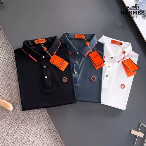 Replica Hermes T-Shirts Short Sleeved For Men #1298664 $48.00 USD for Wholesale