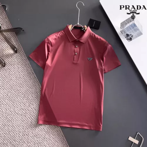 Prada T-Shirts Short Sleeved For Men #1298671 $48.00 USD, Wholesale Replica Prada T-Shirts