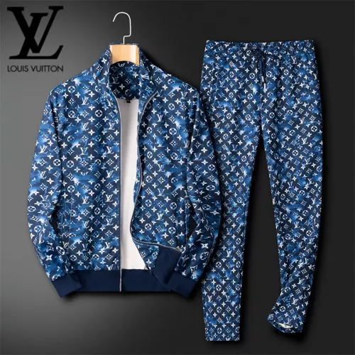 Louis Vuitton LV Tracksuits Long Sleeved For Men #1298698 $92.00 USD, Wholesale Replica Louis Vuitton LV Tracksuits