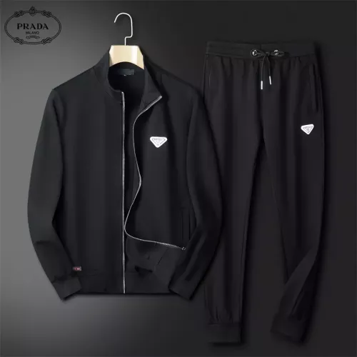 Prada Tracksuits Long Sleeved For Men #1298736 $80.00 USD, Wholesale Replica Prada Tracksuits