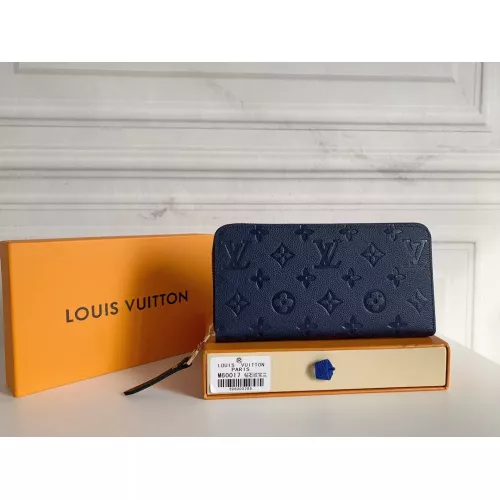 Louis Vuitton LV Wallets In Navy #1298834 $34.00 USD, Wholesale Replica Louis Vuitton LV Wallets