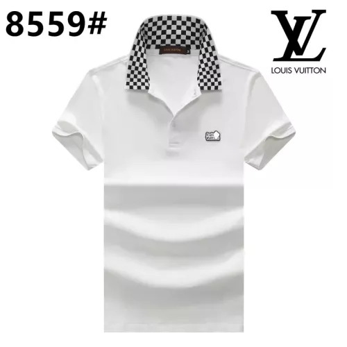 Louis Vuitton LV T-Shirts Short Sleeved For Men #1298916 $25.00 USD, Wholesale Replica Louis Vuitton LV T-Shirts