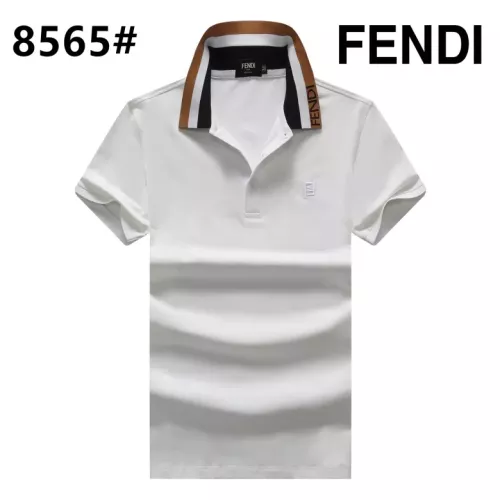 Fendi T-Shirts Short Sleeved For Men #1298925 $25.00 USD, Wholesale Replica Fendi T-Shirts