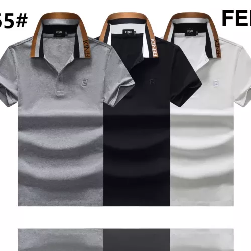 Replica Fendi T-Shirts Short Sleeved For Men #1298925 $25.00 USD for Wholesale