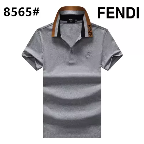 Fendi T-Shirts Short Sleeved For Men #1298926 $25.00 USD, Wholesale Replica Fendi T-Shirts