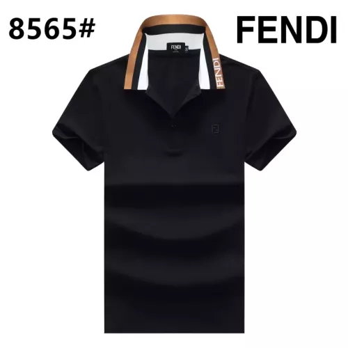 Fendi T-Shirts Short Sleeved For Men #1298927 $25.00 USD, Wholesale Replica Fendi T-Shirts