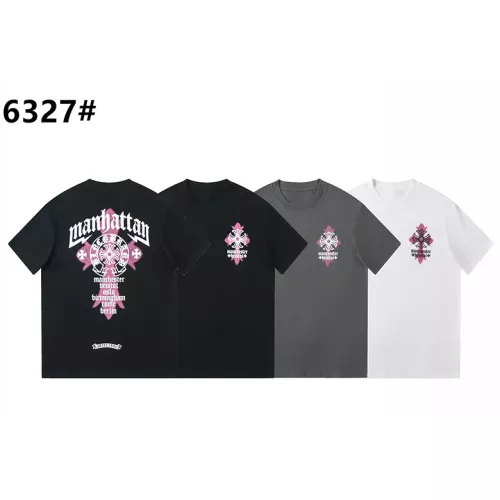 Replica Chrome Hearts T-Shirts Short Sleeved For Men #1299012 $29.00 USD for Wholesale