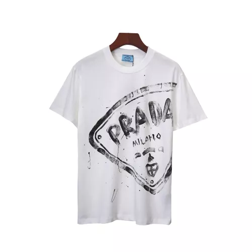 Prada T-Shirts Short Sleeved For Unisex #1299134 $32.00 USD, Wholesale Replica Prada T-Shirts