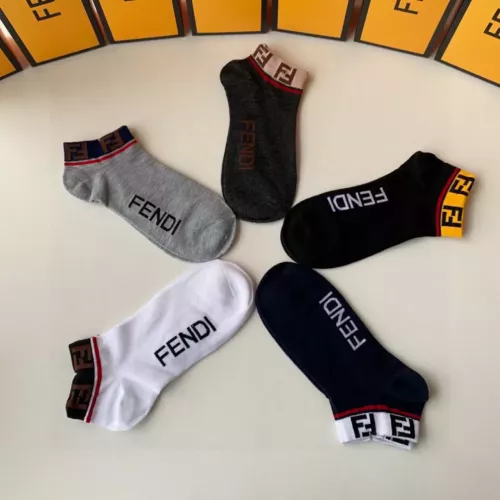 Replica Fendi Socks #1300582 $27.00 USD for Wholesale