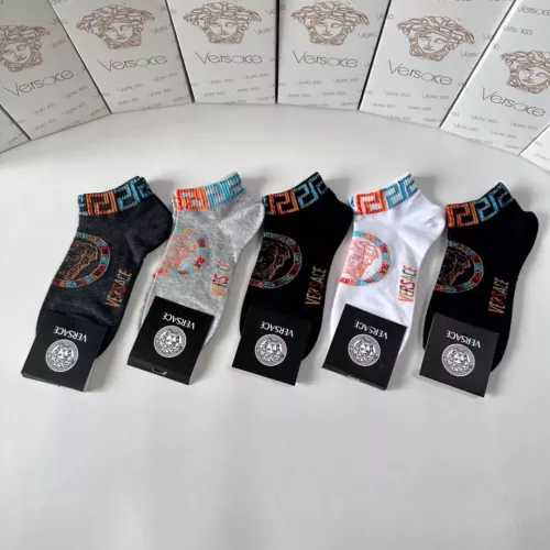 Versace Socks #1300583 $27.00 USD, Wholesale Replica Versace Socks