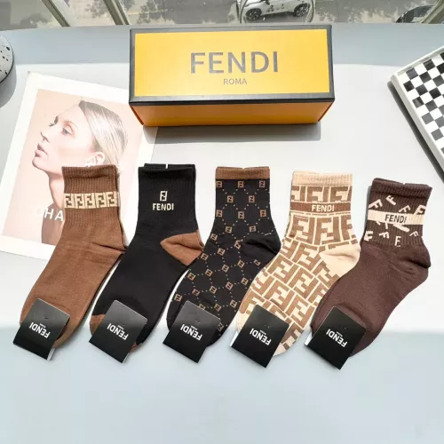 Fendi Socks #1300596 $25.00 USD, Wholesale Replica Fendi Socks