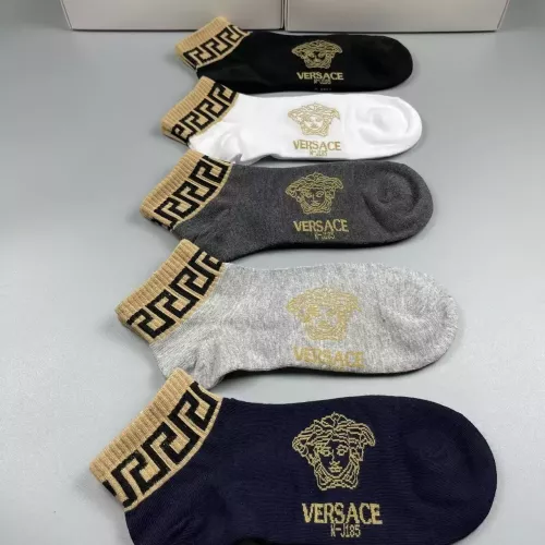 Replica Versace Socks For Men #1300602 $25.00 USD for Wholesale